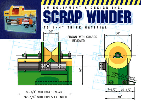 Model SW-500 Scrap Winder